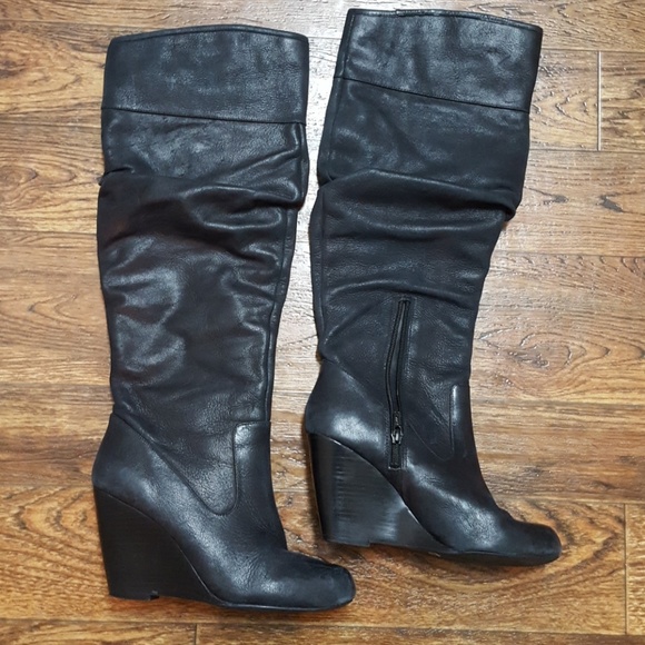 Jessica Simpson Shoes - Jessica Simpson Wedge Knee High Boots